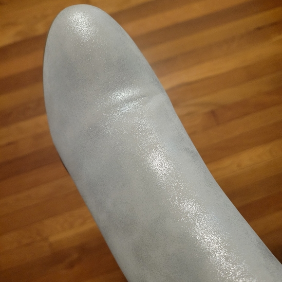 Shimmery Silver Booties - Picture 7 of 9
